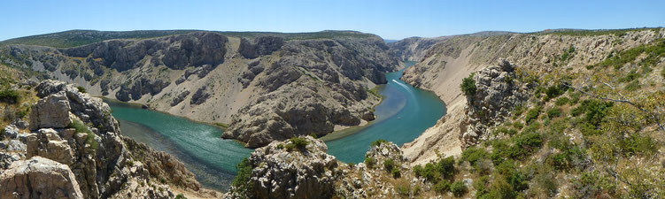 Zrmanja am Plateau Pueblo