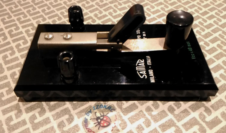 SAMAR key with closed circuit lever