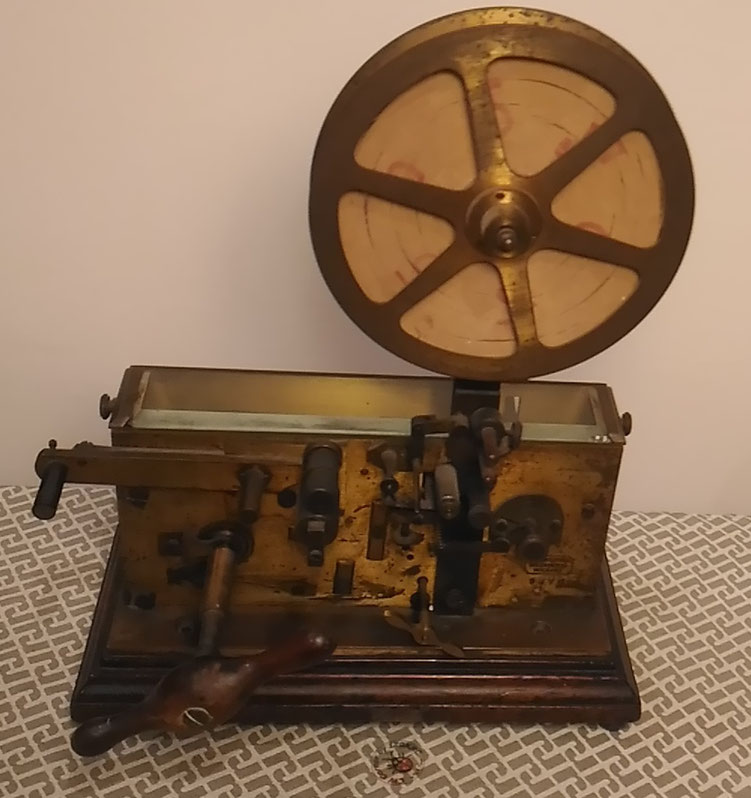 Telegraph registrator made by F.lli Gerosa - Milano