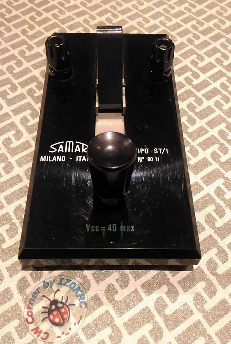 SAMAR key with max Vcc engraved on the base