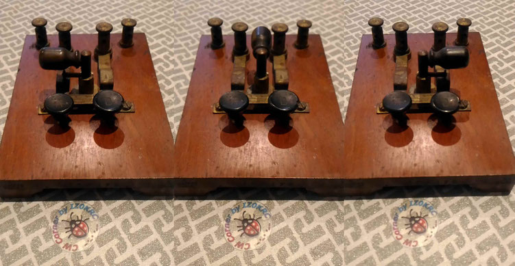 A. Gaiffe key, particular of three position of closer circuit system