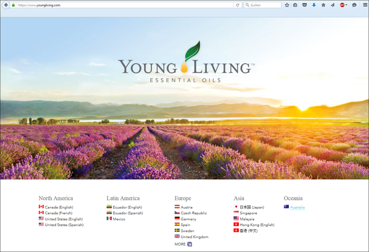 Link zur Homepage von Young Living