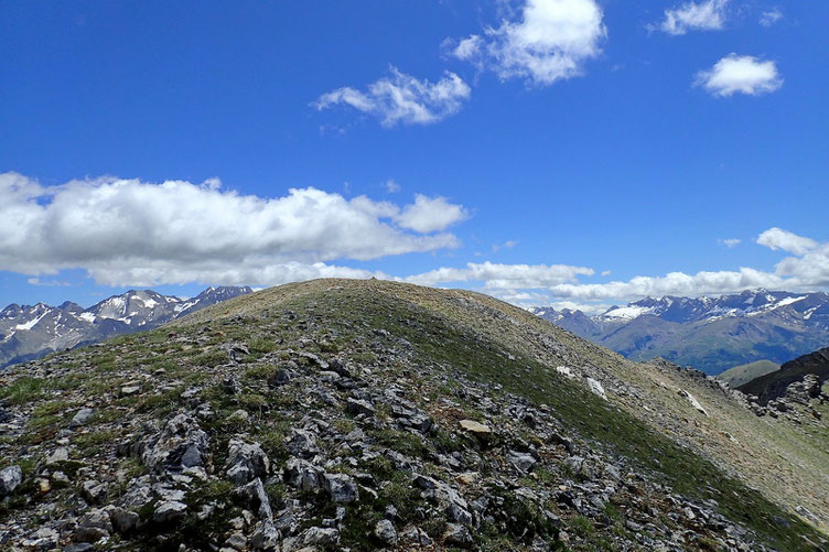 Et montée vers la Punta Sorpena.