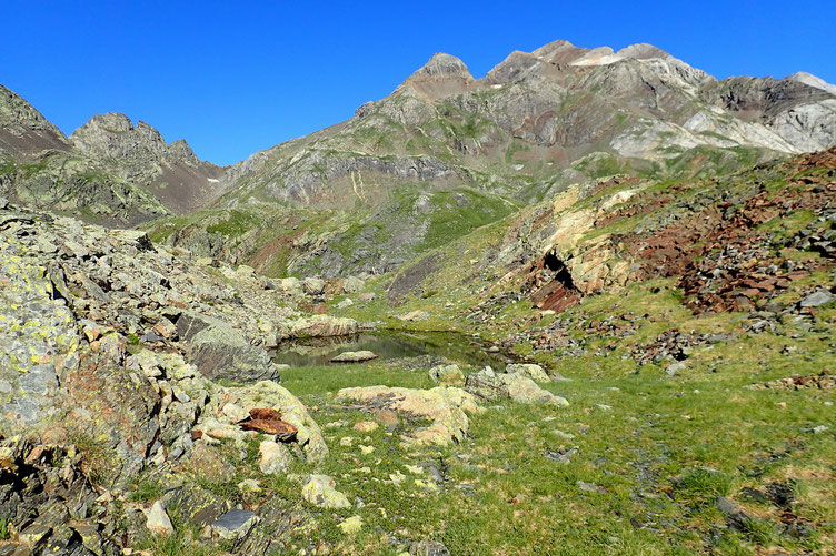 Arrivée dans la zone des lacs.