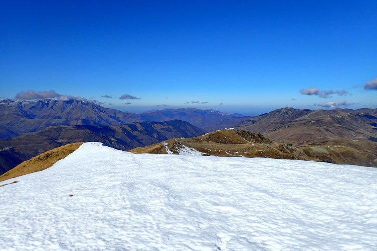 Vers la station de Peyragudes.