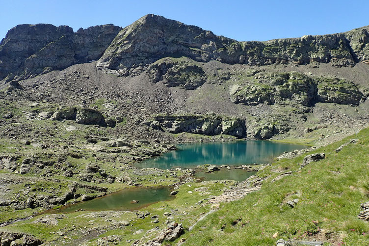 Reprise de la rando vers les lacs supérieurs...