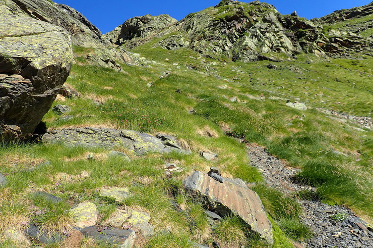 Contournement du Pic Pointu avec une montée très tonique...