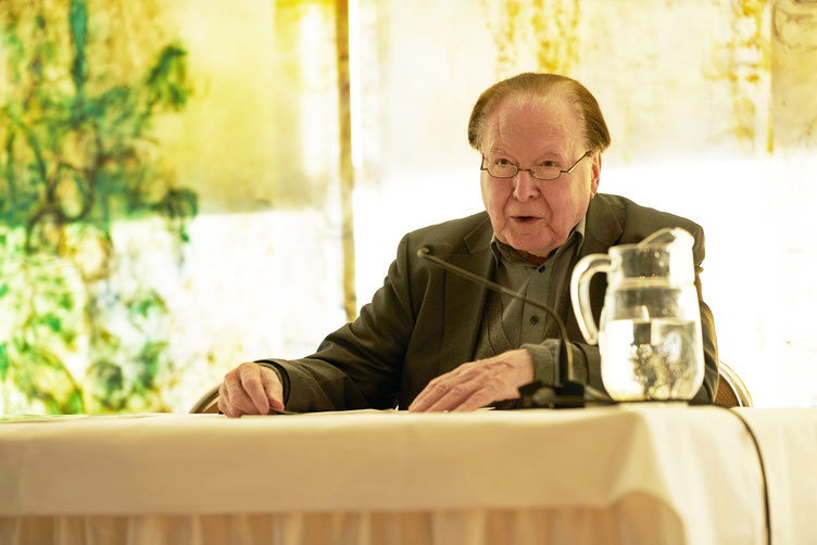 Autor Gerhard Rühm. Foto: Marc Tschudin