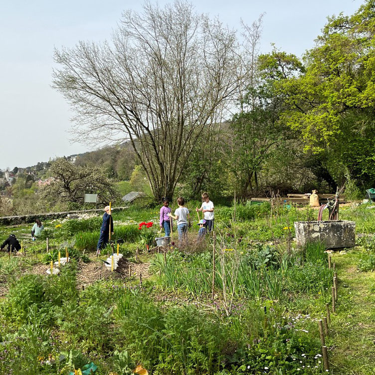 Gärtnern für Kinder Natur Schule See Land Ecole Nature See Land