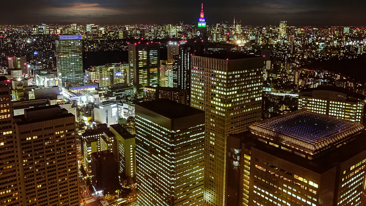 Tokyo la nuit, Japon