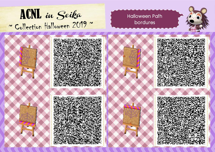 Les motifs de Seika pour fêter Halloween ! - ACNL in Seika