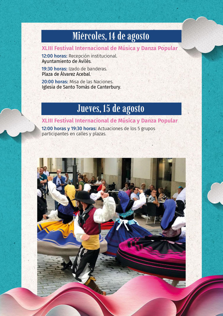 Programa de las Fiestas de Aviles