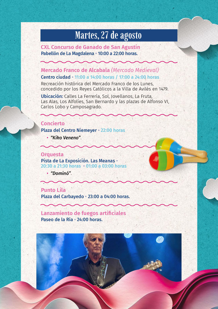 Programa de las Fiestas de Aviles