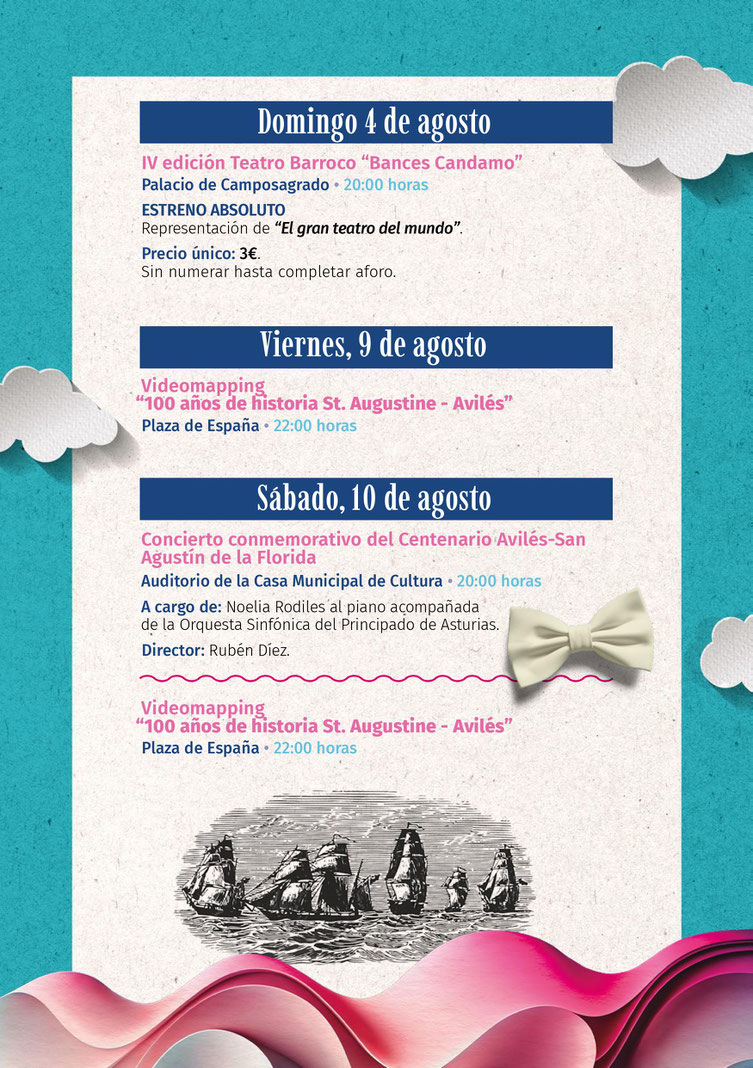 Programa de las Fiestas de Aviles