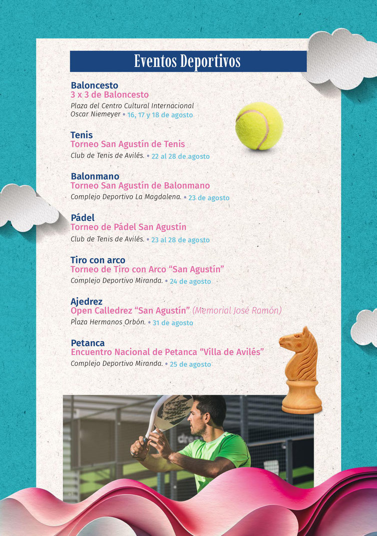 Programa de las Fiestas de Aviles