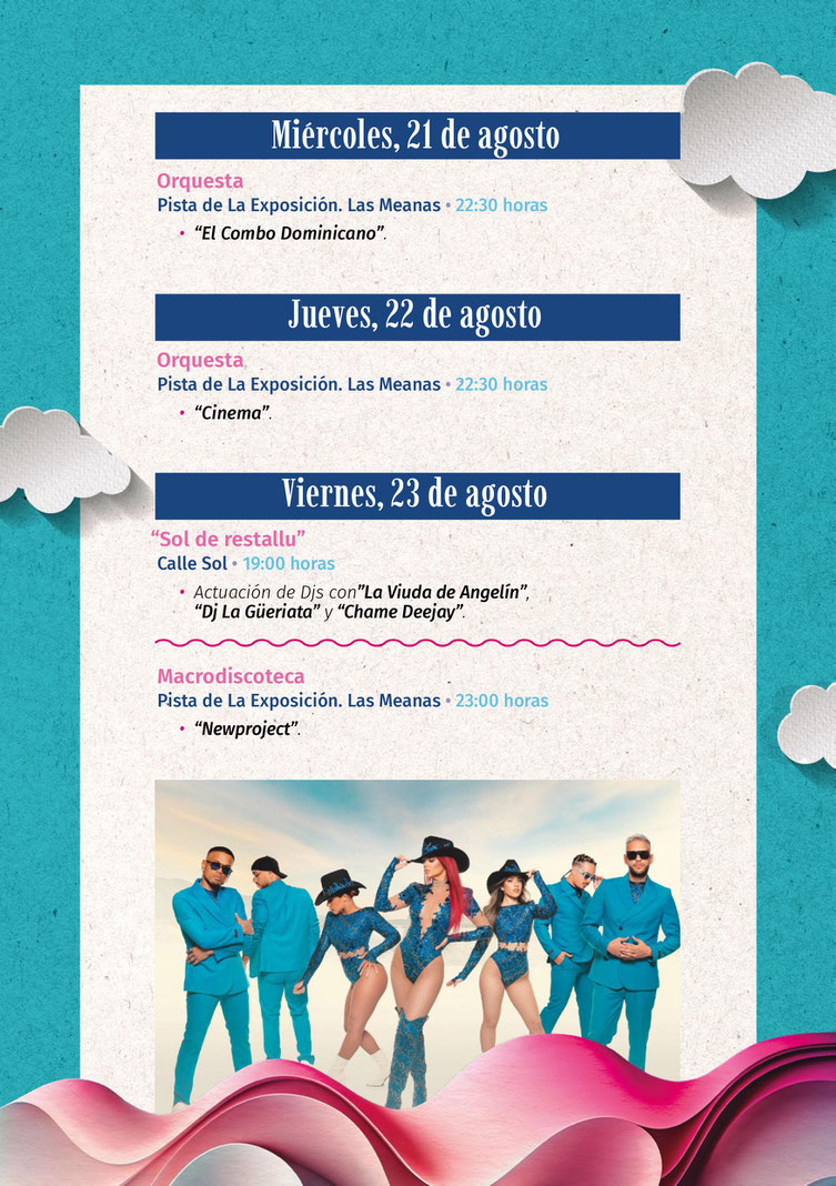 Programa de las Fiestas de Aviles