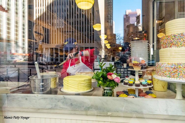 Gourmandises sur le 6ème Avenue, New York, photo non libre de droits