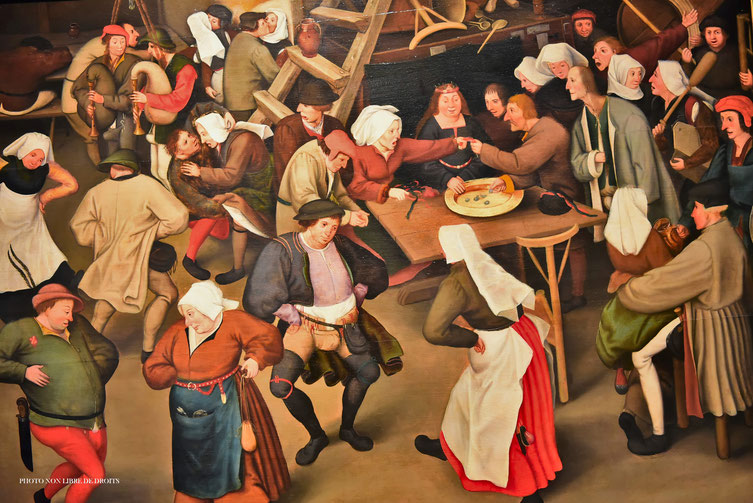 Fête flamande, Musée Départemental de Flandre, Cassel, photo non libre de droits