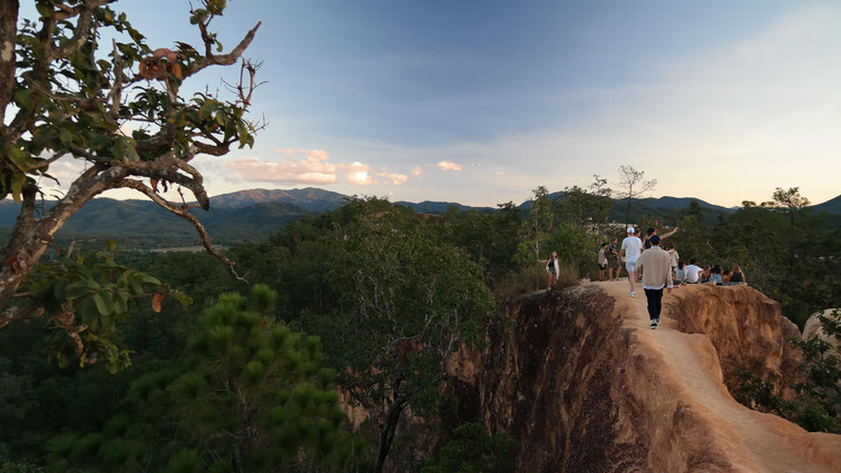 Sonnenuntergang beim Pai Canyon