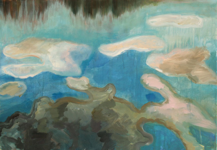 Ohne Titel1, 2016 Acryl auf Leinwand 70x100