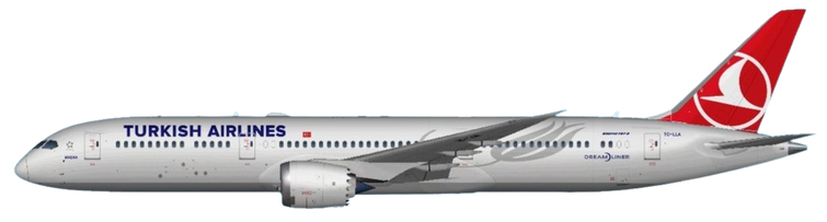 Aircraft Type: Boeing 787-9 Dreamliner