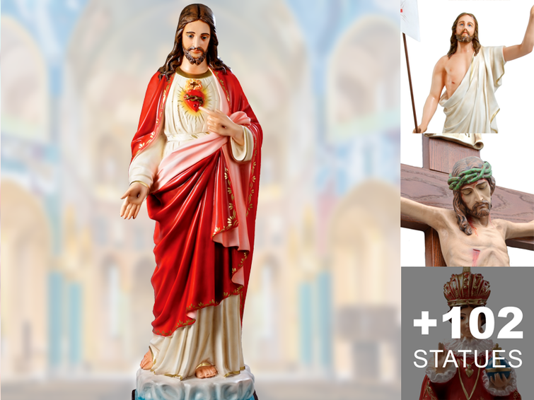 Jesus religious statues