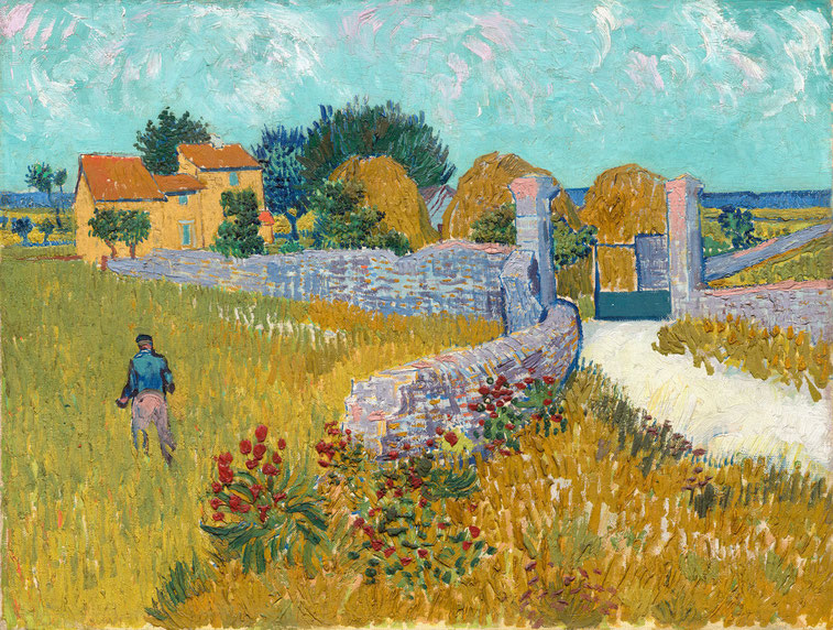 Vincent van Gogh, Farmhouse in Provence, 1888 Image Use:  open access