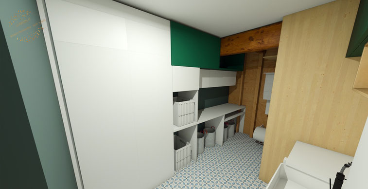 Architecte d interieure-Décoratrice - Quimper- Concarneau-Fouesnant-Bénodet- Finistère - Morbihan. Création d'espaces intérieur - Décoration - Agencement - Architecture- Rénovation-buanderie-mobilier sur mesure