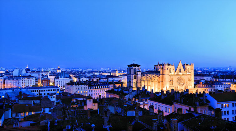 L'heure bleue sur Lyon