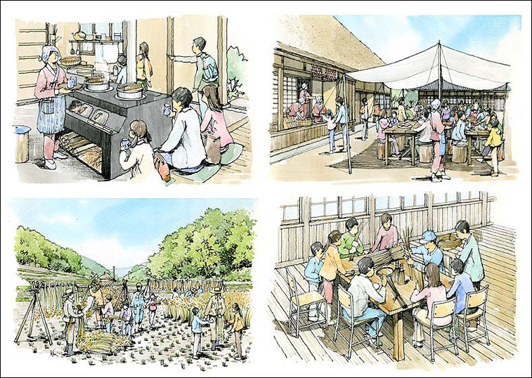 イベントイラスト　 image illustration/perspective