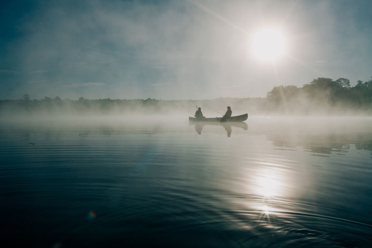 Coaching Berlin sicher auf dem Boot durch den Nebel