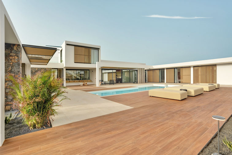Villa Mar de Lucía en Lajares. Obra terminada