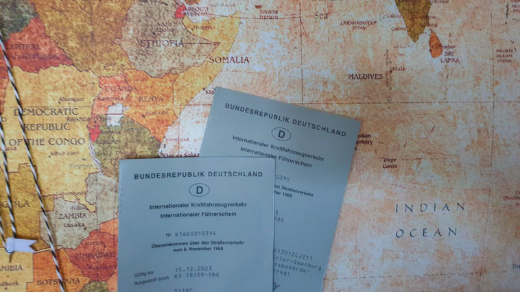 Internationaler Führerschein auf Weltreise