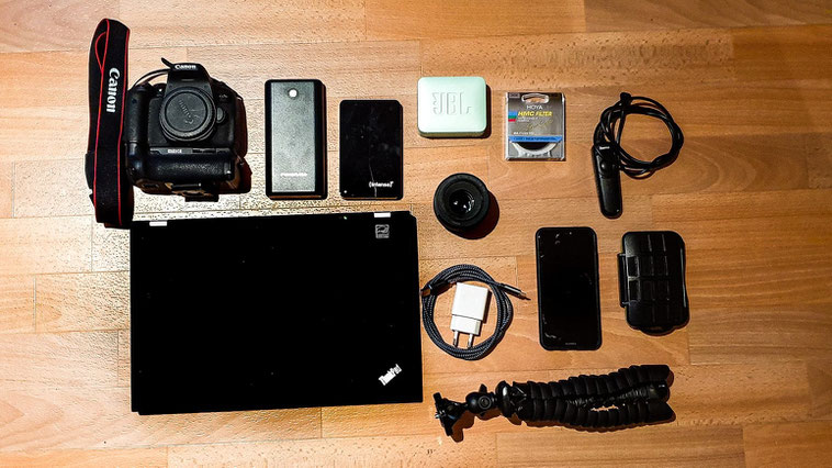 Technik für Weltreise Packliste