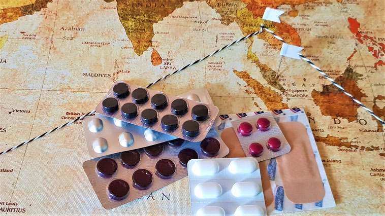Packliste für eine Weltreise Reiseapotheke