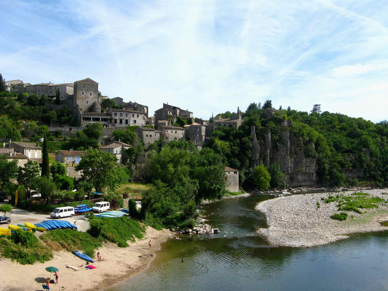 Balazuc an der Ardèche, Frankreich