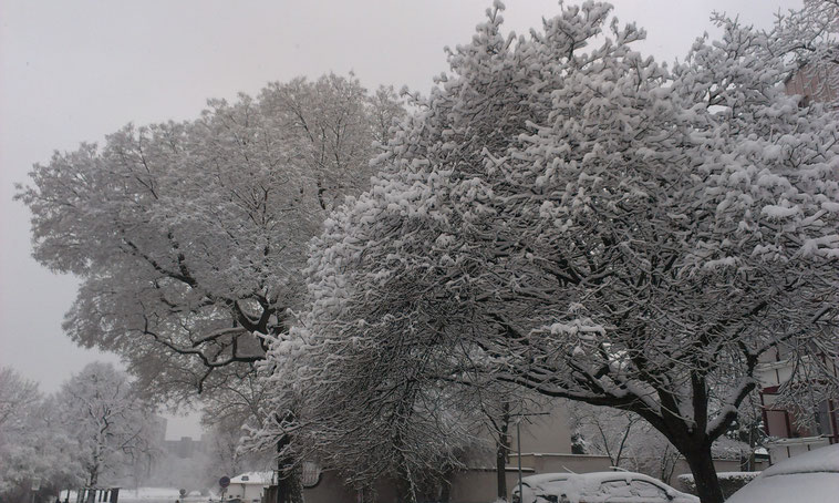 Winterliches Großstadtflair