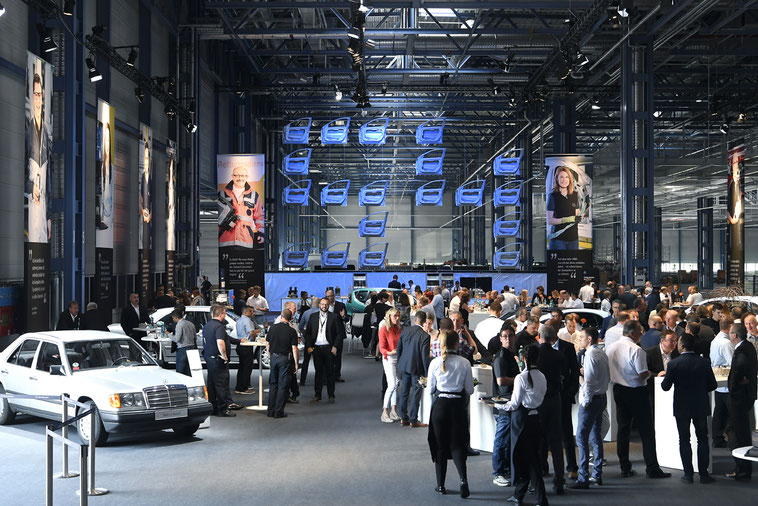 welcome-net Stuttgart, Full-Service-Agentur, Get-Together Jubiläum Mercedes-Benz Werk Rastatt