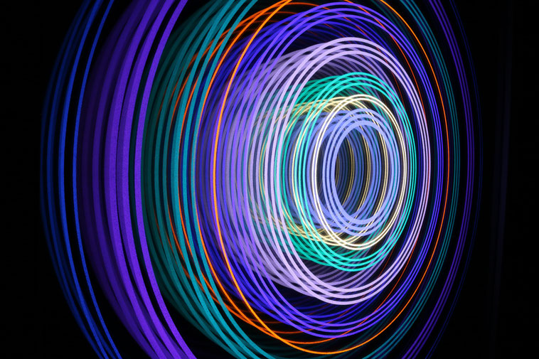 New Artwork on display in SHOWROOM: Infinity Mirror "HALOS XXVII", 64x64x10cm.