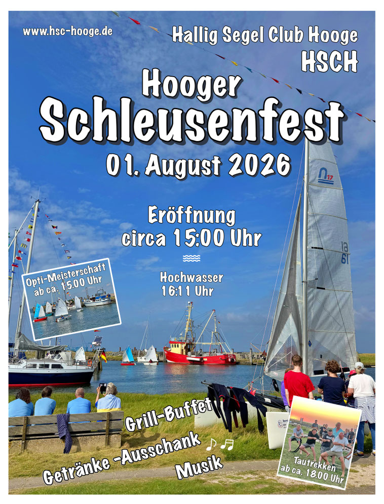 Opti-Meisterschaft und Tautrekken auf dem Hooger Schleusenfest