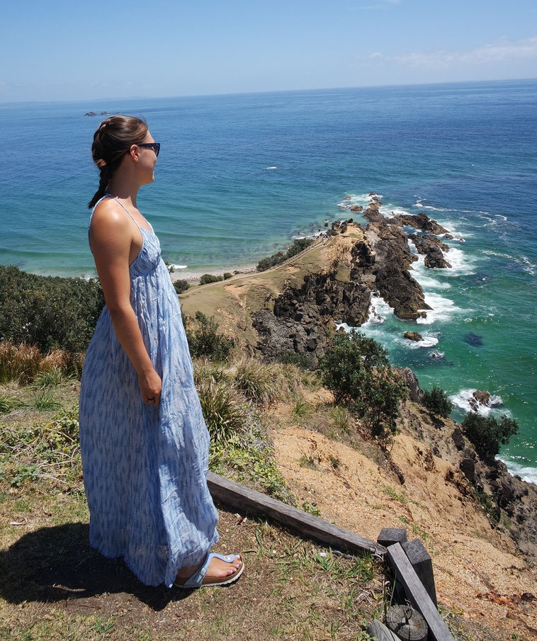 Laura at a viewpoint in Australia