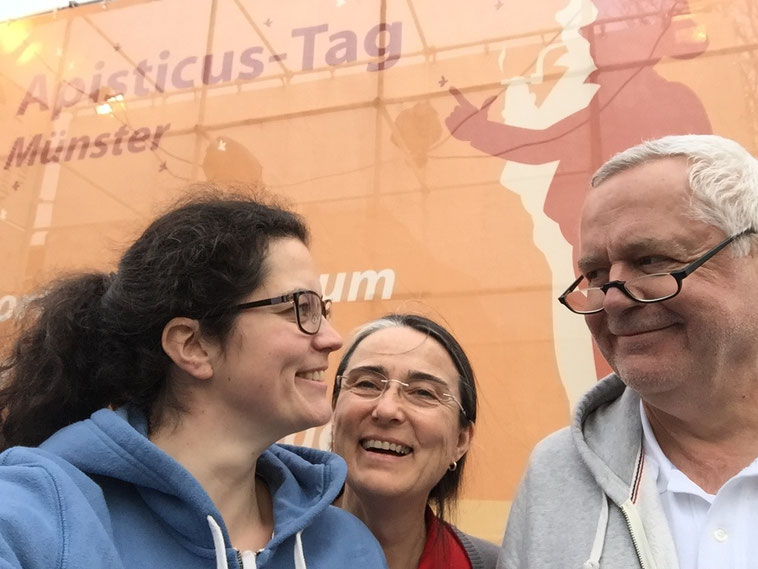 Imkerei Fließgold zu Besuch auf dem Apisticus-Tag in Münster.