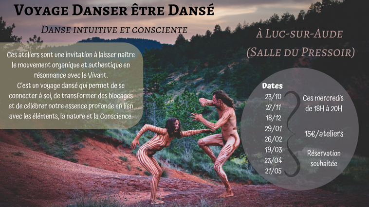 Atelier de danse intuitive et libération émotionnelle