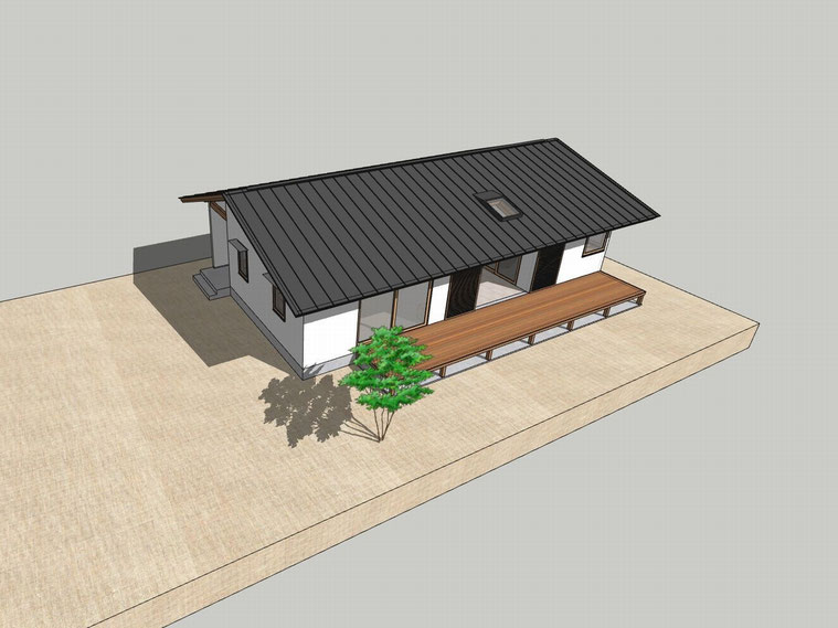 長野県　松本市　建築設計事務所　建築家　news設計室　丸山和男　住宅設計　穂高の家Ⅲ　基本設計　