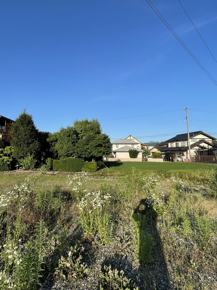 長野県　松本市　安曇野市　建築設計事務所　建築家　news設計室　丸山和男　住宅設計　計画地　基本設計　穂高の家Ⅲ