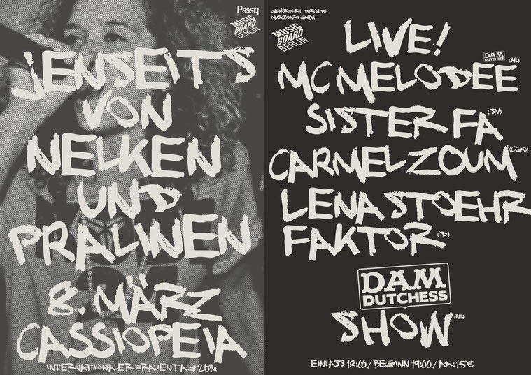 Jenseits von Nelken und Pralinen, Festival, Berlin, World Wide Web, My Voice My Weapon of Choice, Hip Hop, Rap, Female, Woman,Rights