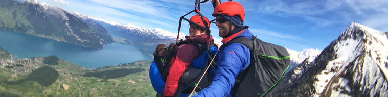 Passagierflüge Tandem Biplace Niesen