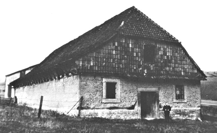 Das Ochsenstallgebäude - Aufnahmen von ca. 1955. Archiv Heimatverein Greene