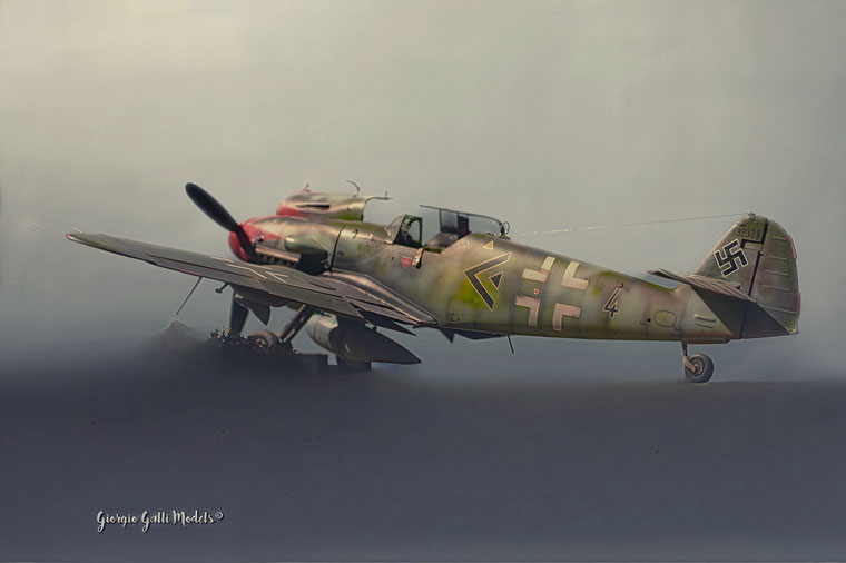 Messerschmitt Me 109 K-4 - Trumpeter kit 1:24 scale model 