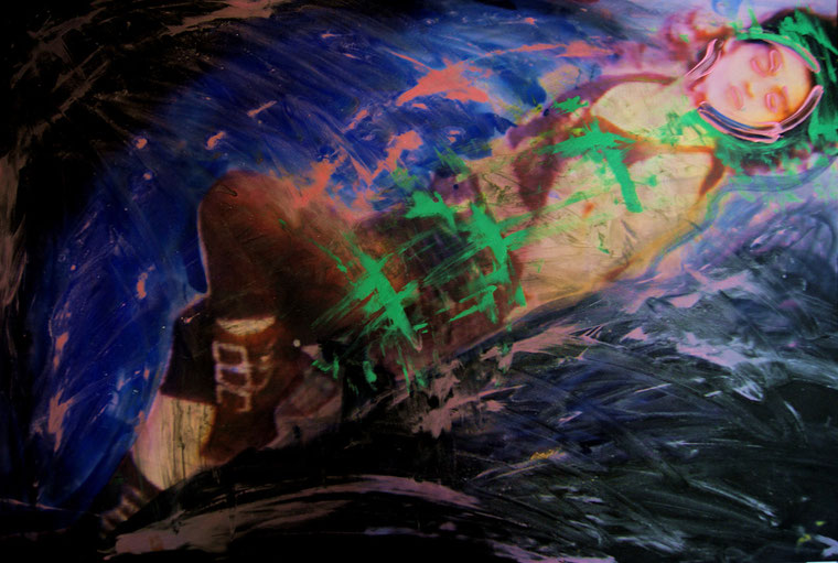 "Dormendo Ai Confini Del Tempo"  1998   50x75 cm